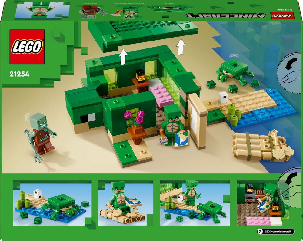 LEGO Minecraft - Kilpikonnarannan talo 8+