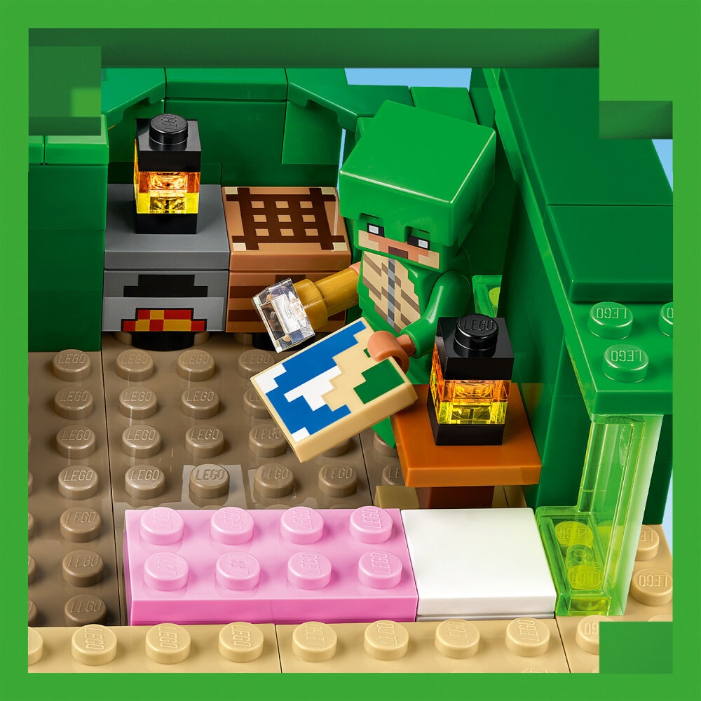 LEGO Minecraft - Kilpikonnarannan talo 8+