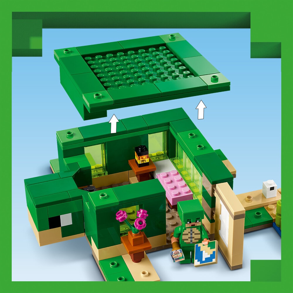 LEGO Minecraft - Kilpikonnarannan talo 8+