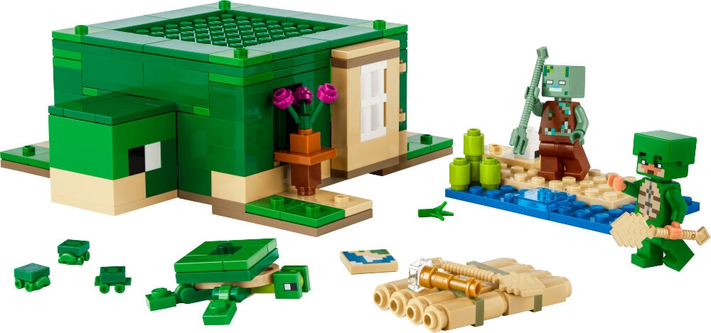 LEGO Minecraft - Kilpikonnarannan talo 8+