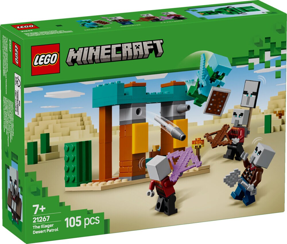 LEGO Minecraft - Pahalaisten aavikkopartio 7+