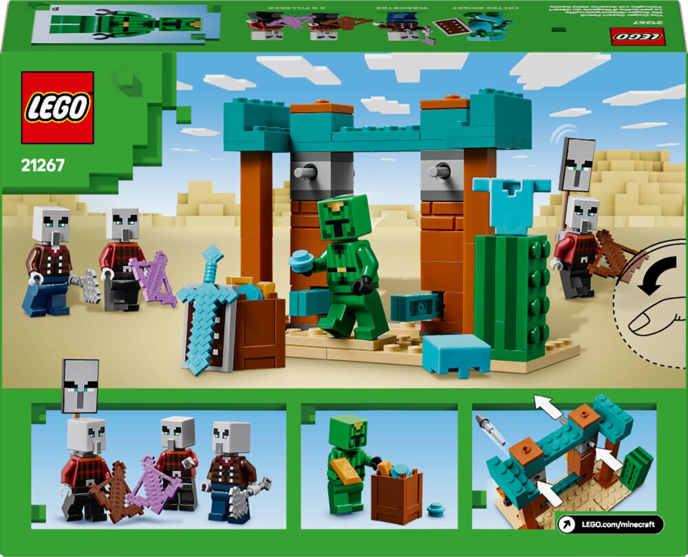LEGO Minecraft - Pahalaisten aavikkopartio 7+