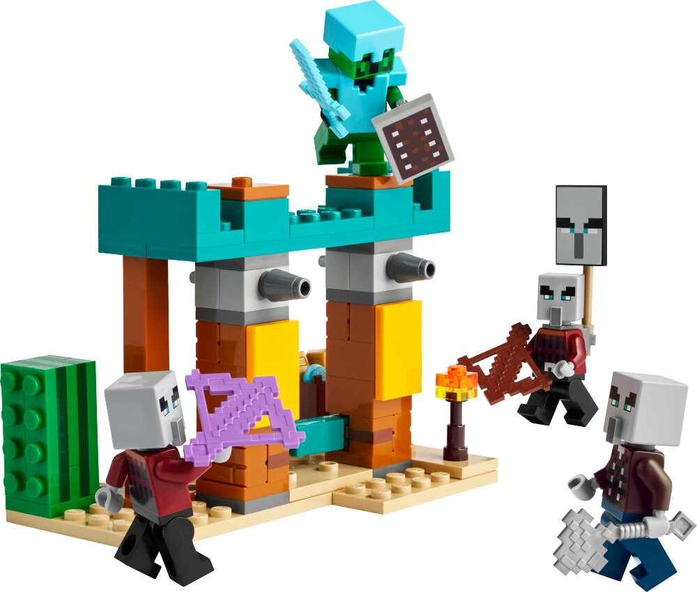 LEGO Minecraft - Pahalaisten aavikkopartio 7+
