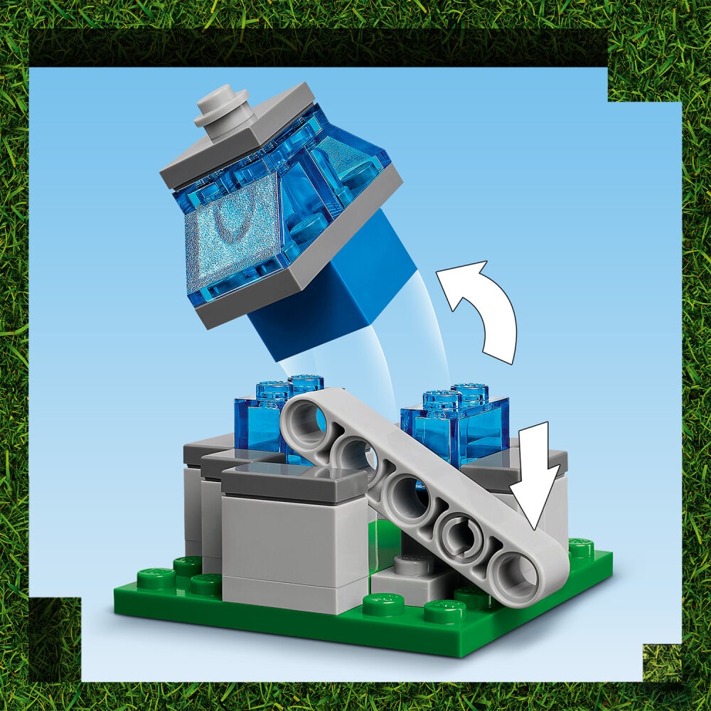 LEGO Minecraft - Hornanhenki-kuumailmapallon hyökkäys kylään 10+