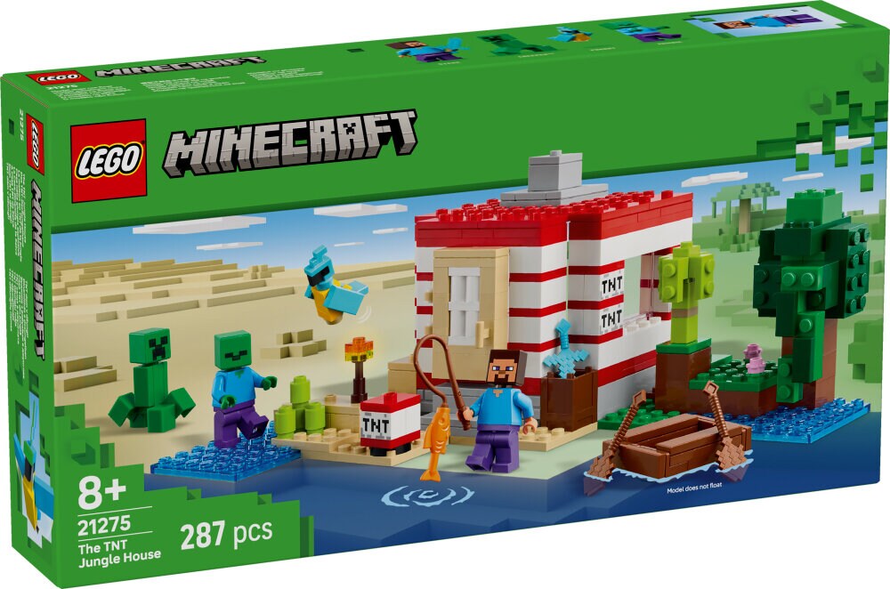 LEGO Minecraft - TNT-viidakkotalo 8+