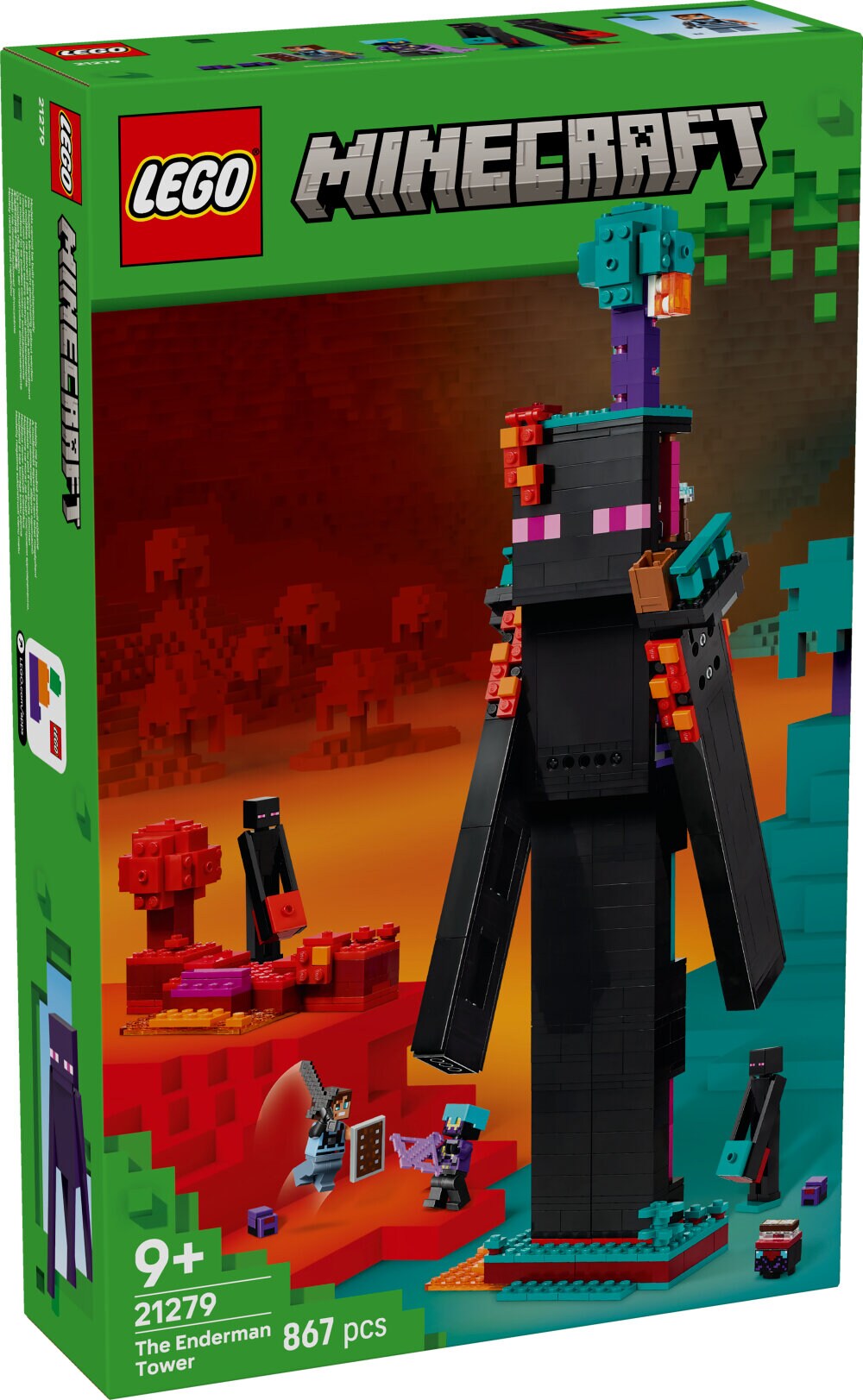 LEGO Minecraft - Ääreläisen torni 9+