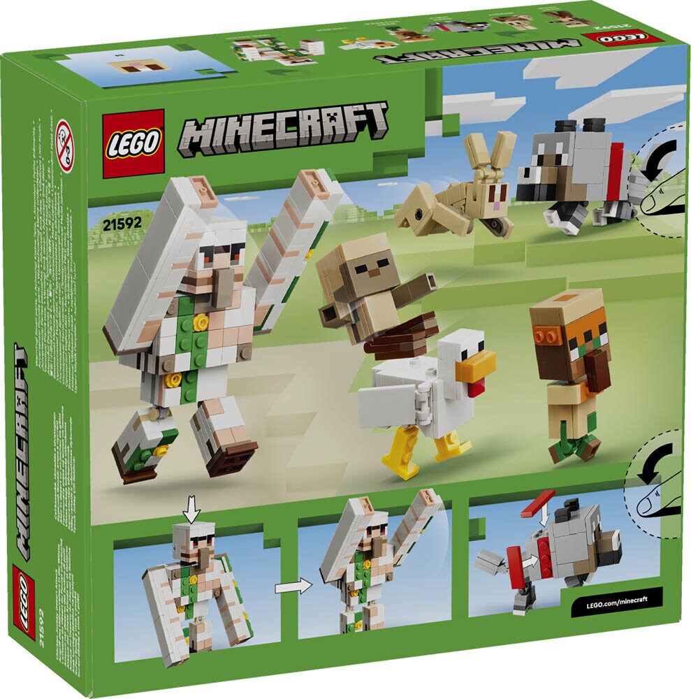LEGO Minecraft - Aavikkohyökkäys kanaratsastajan kanssa 9+