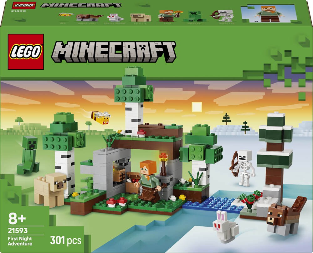 LEGO Minecraft - Ensimmäisen yön seikkailu 8+
