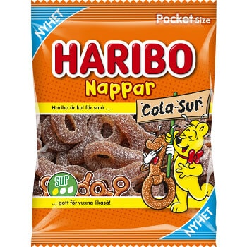 Haribo Tutit Kirpeä Cola 70 grammaa