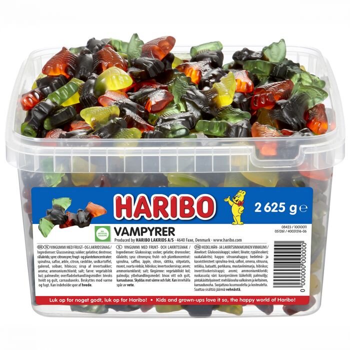 Haribo Vampyyrit Viinikumit 2,625 kg