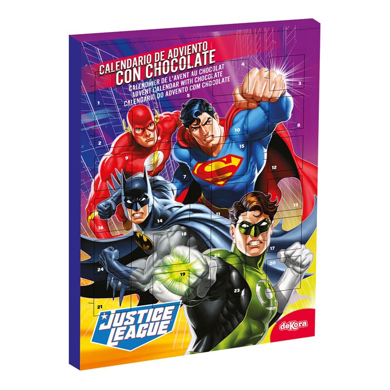 Joulukalenteri suklaalla - Justice League