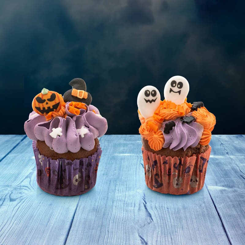 Sokerikoristeet Halloween 12-kpl