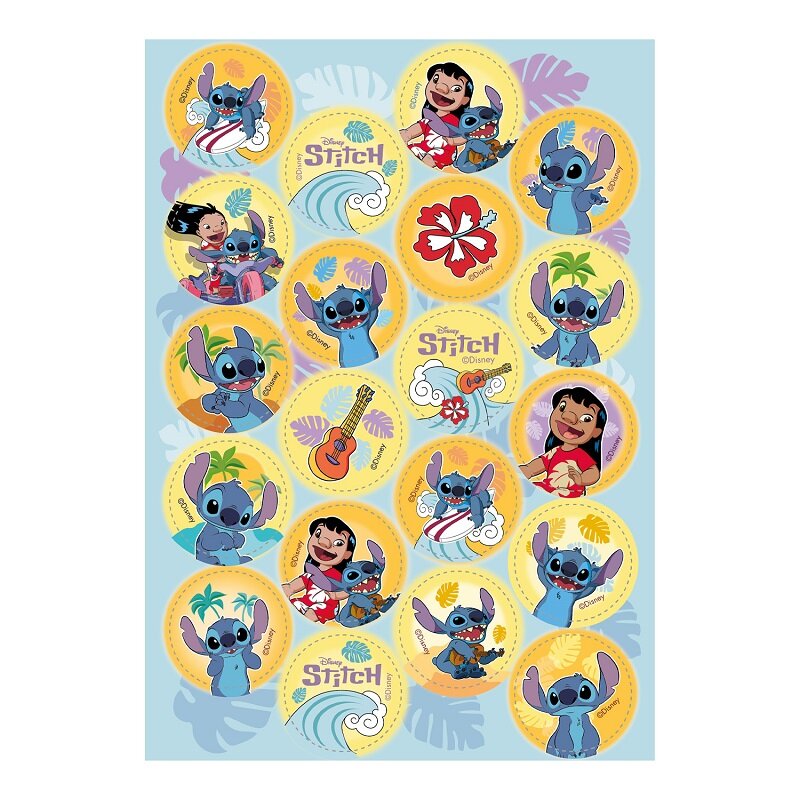 Lilo & Stitch - Muffinssikuvat Sokerimassa 20-kpl