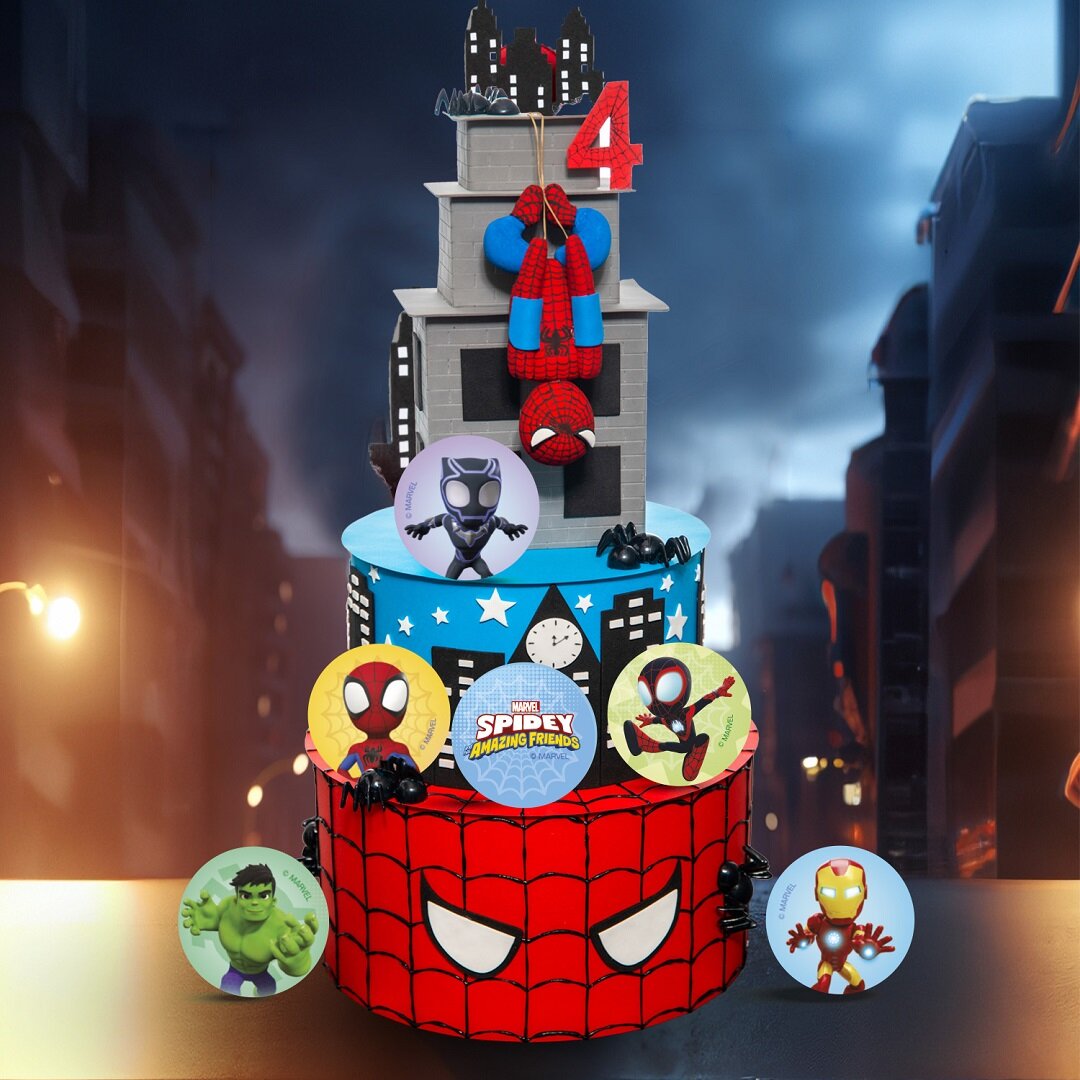 Spidey - Muffinssikuvat Sokerimassa 20 kpl