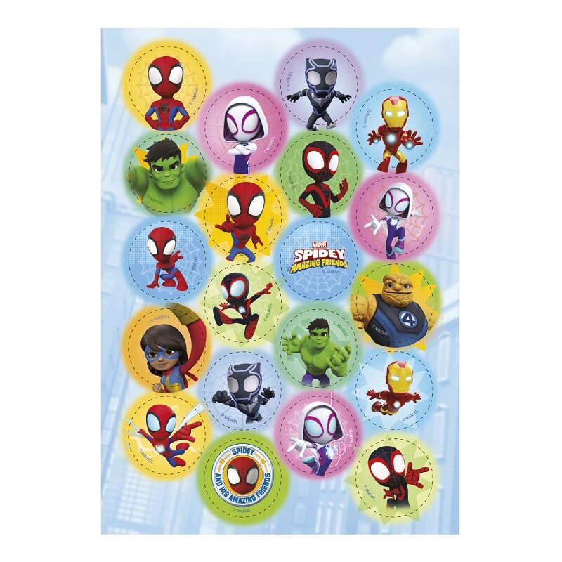 Spidey - Muffinssikuvat Sokerimassa 20 kpl