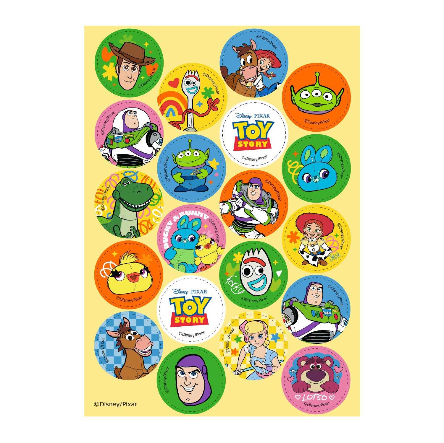 Toy Story Muffinssikuvat Sokerimassa 20 kpl