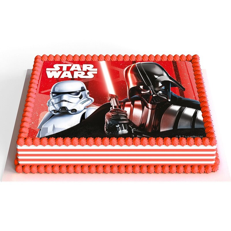 Star Wars Kakkukuva - Sokerimassa 15 x 21 cm