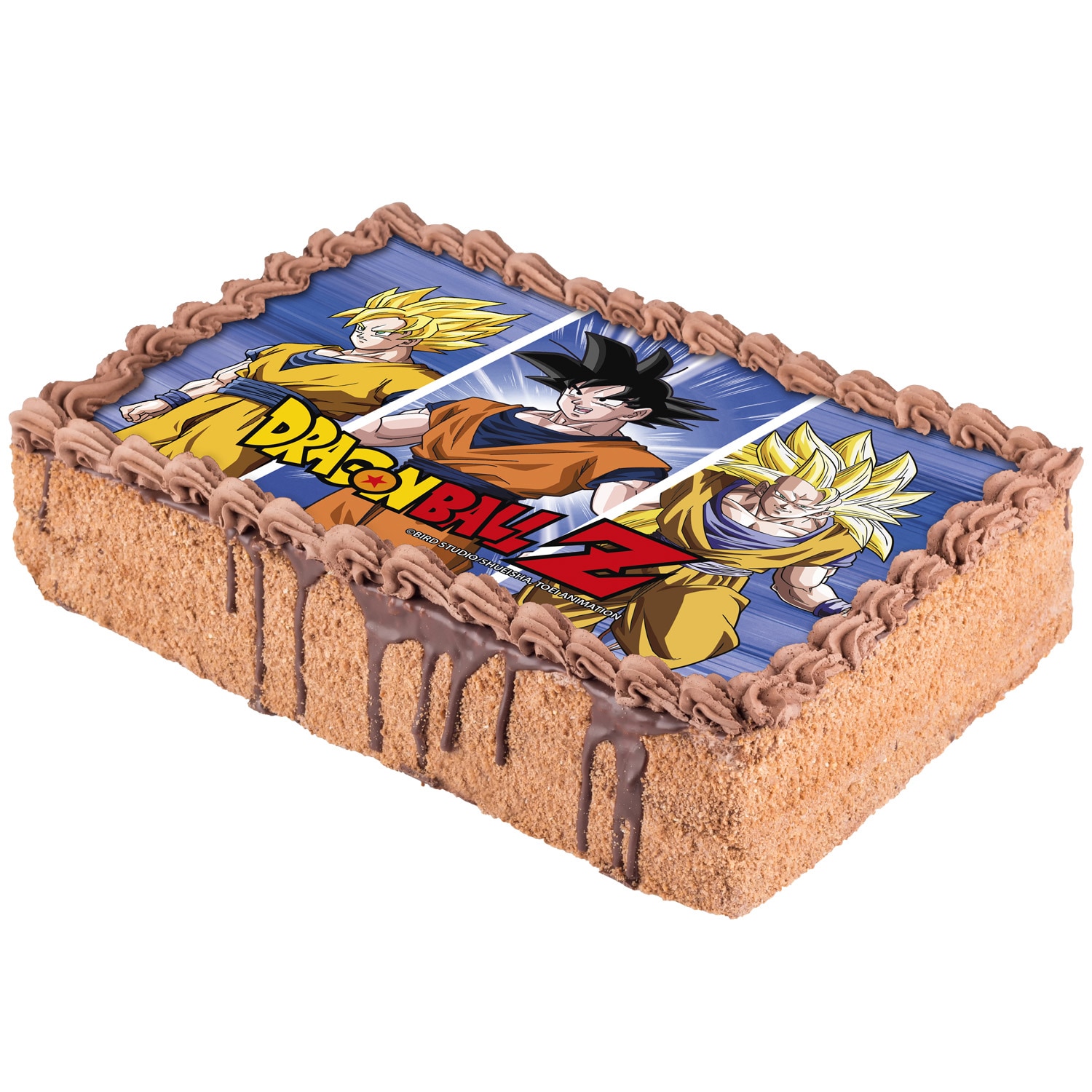 Kakkukuva Dragon Ball - Sokkerimassa 15 x 21 cm