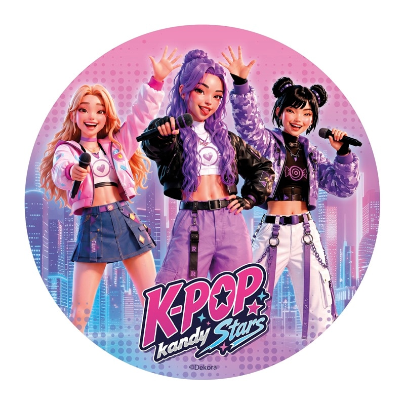 K-Pop Kakkukuva Sokerimassa 20 cm