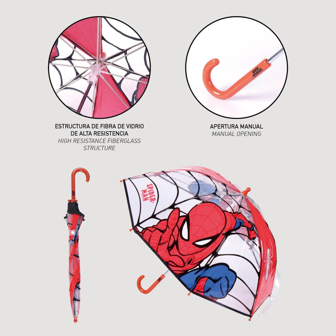 Spiderman Lasten Sateenvarjo