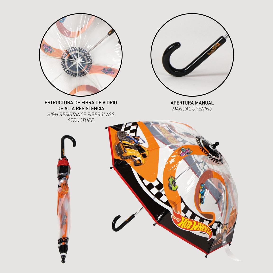 Hot Wheels - Lasten Sateenvarjo