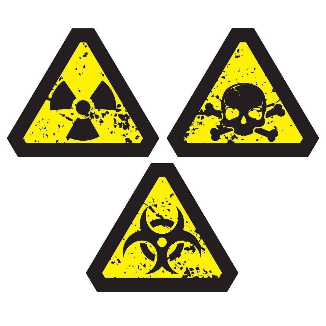 Biohazard Tarrat 25 cm, 3 kpl