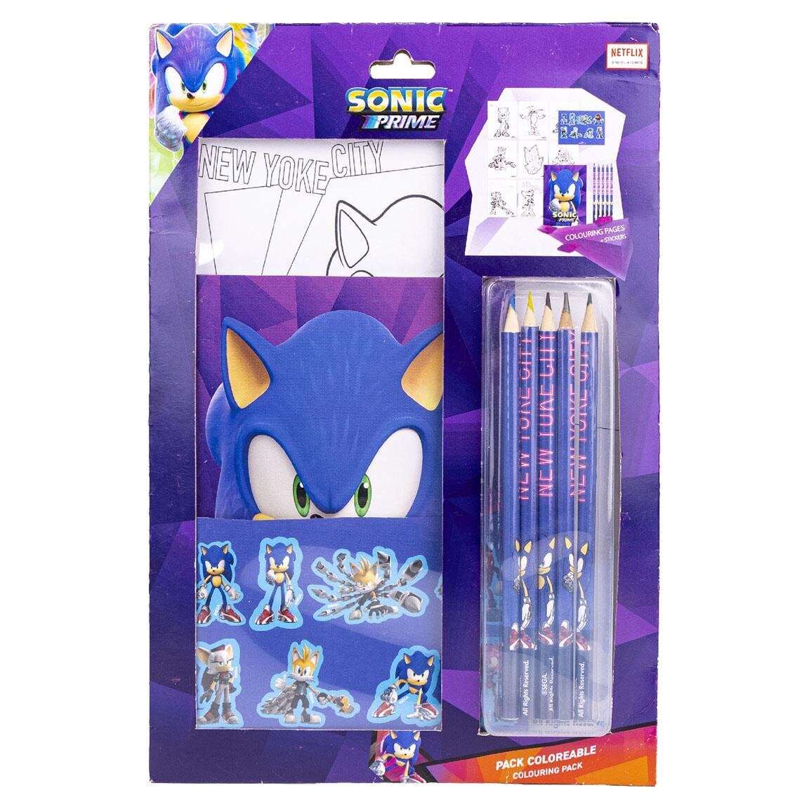 Sonic - Piirustus- ja puuhasetti
