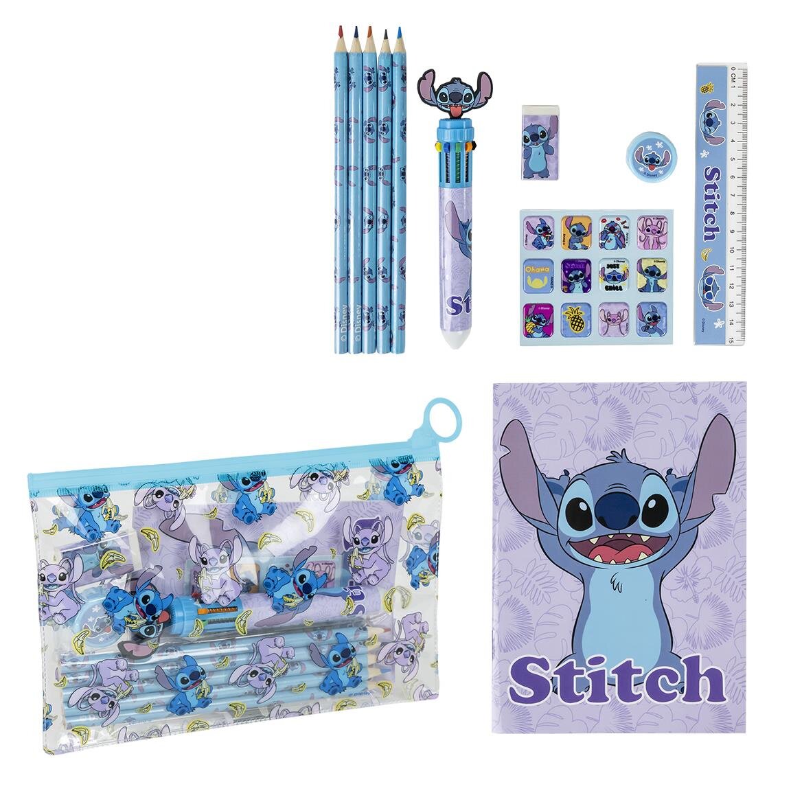 Stitch - Koulusetti 12 osaa