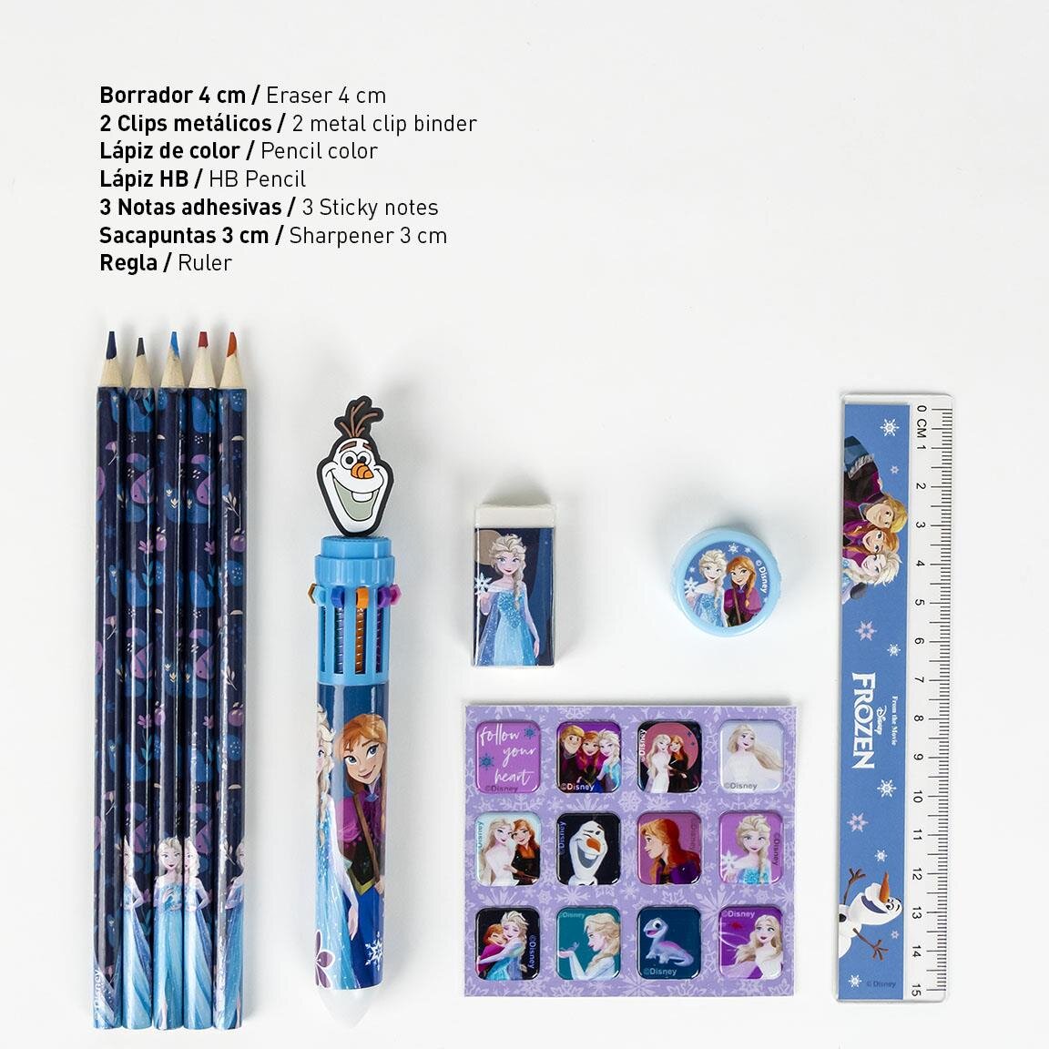 Disney Frozen - Koulusetti 12 osaa