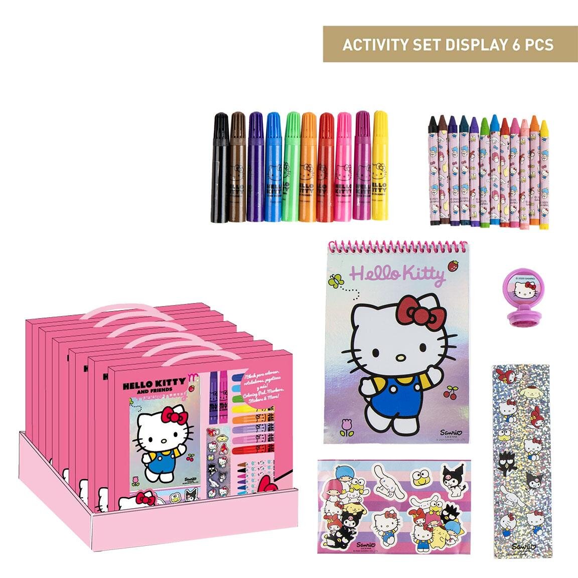 Hello Kitty - Askartelu- ja Värityssetti
