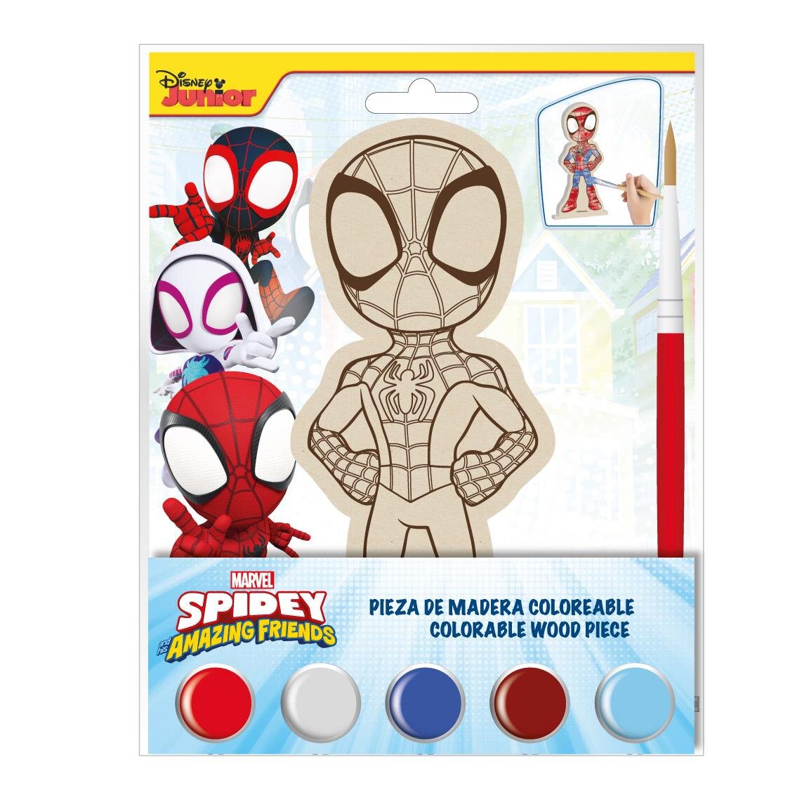 Spidey - Maalattava puuhahmo