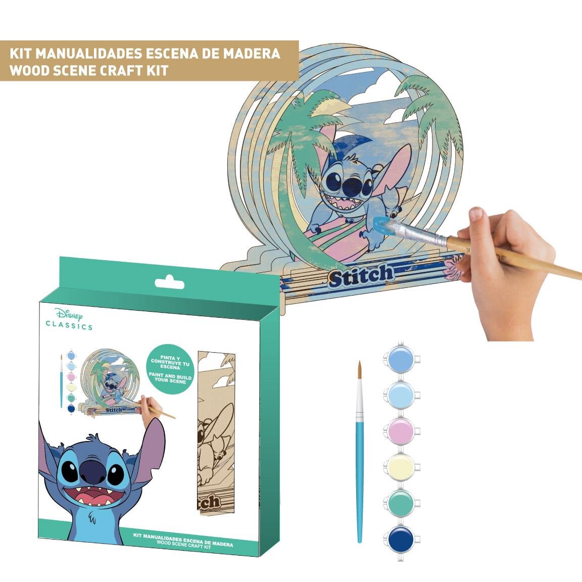 Puinen Lilo & Stitch 3D-hahmo maalattavaksi