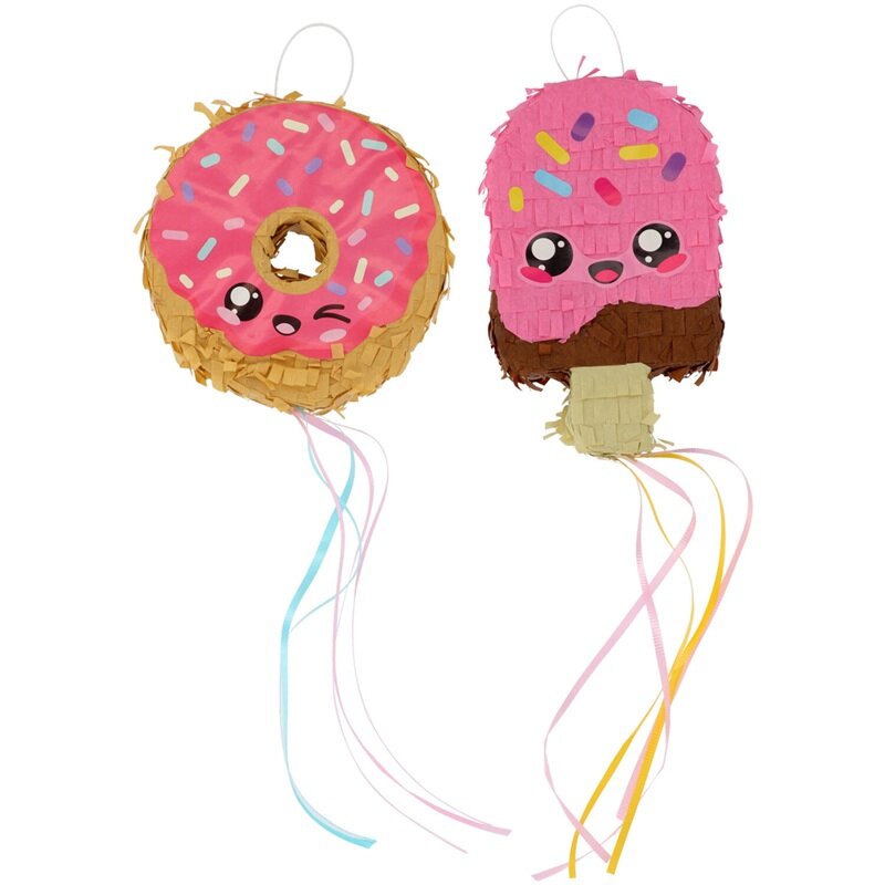 Mini Piñatat Kawaii Donitsi ja Jäätelö