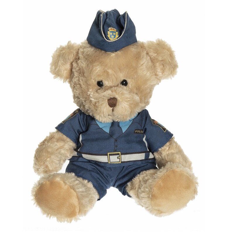 Pehmolelu - Poliisi Nalle 28 cm