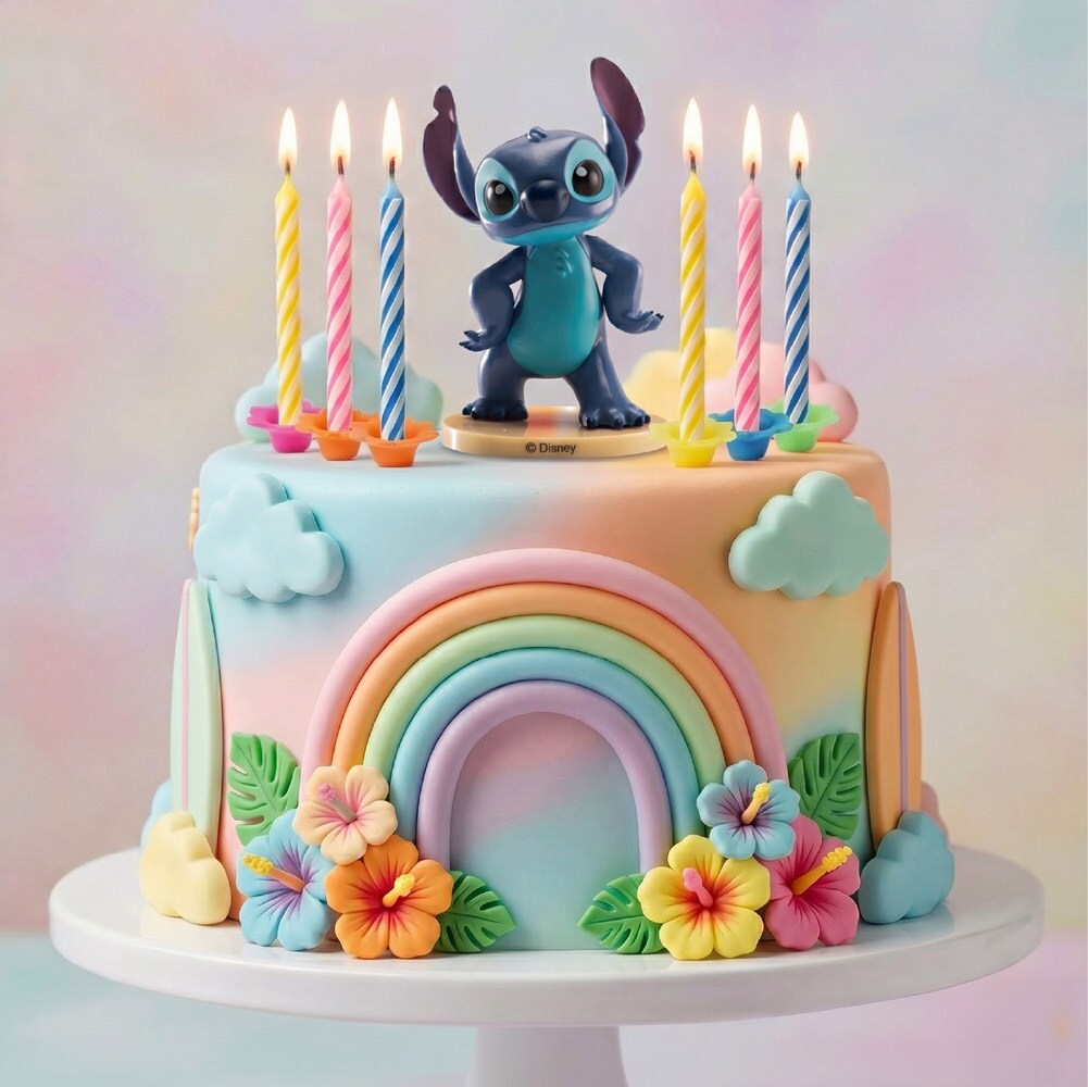 Stitch Kakkuhahmo ja Kakkukynttilä