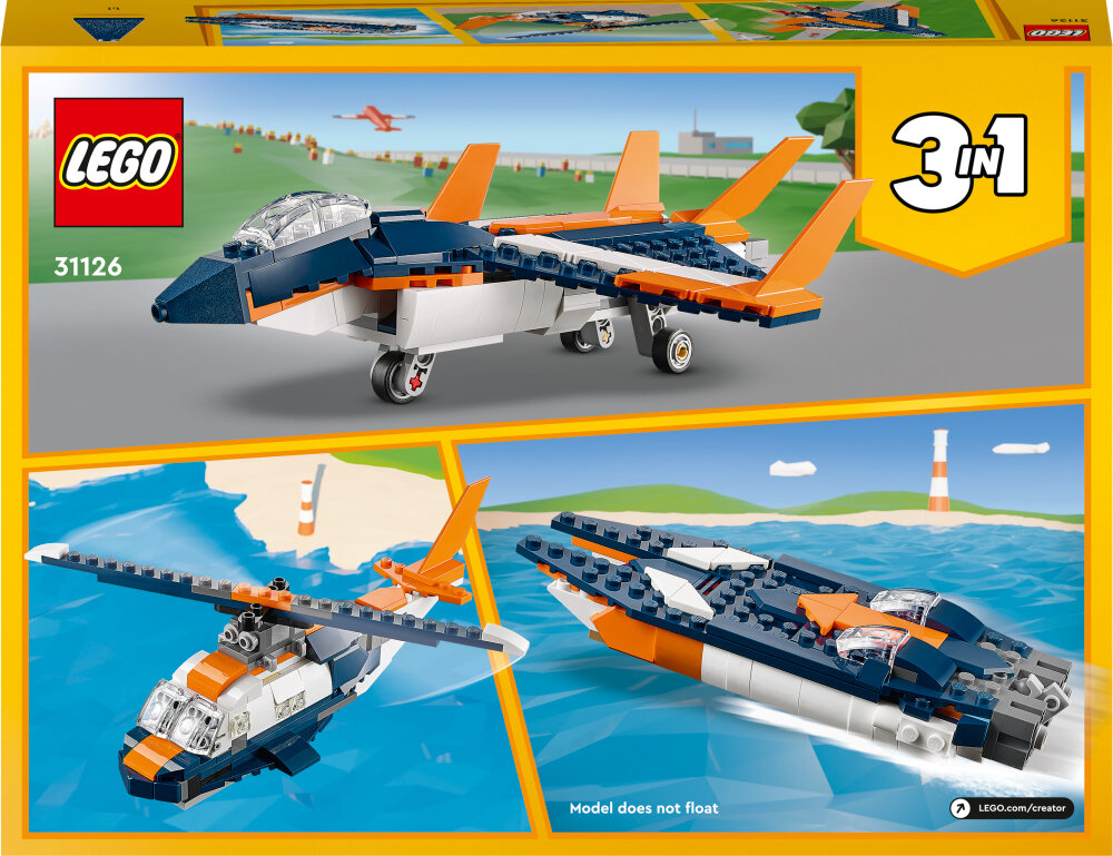 LEGO Creator - Yliäänikone 7+