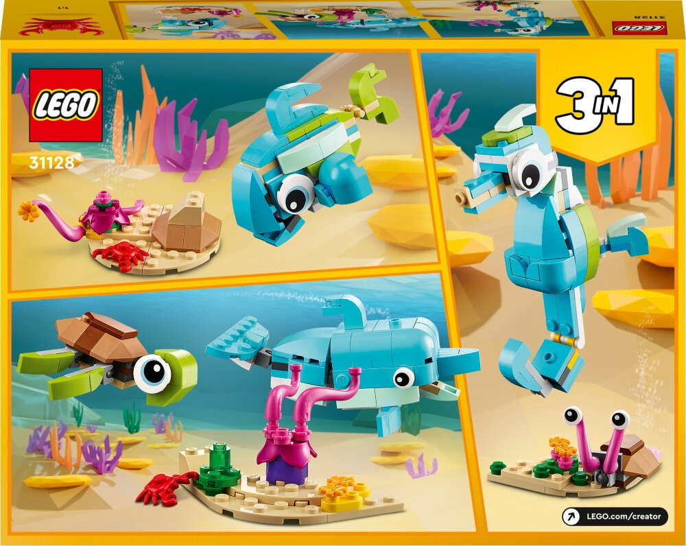 LEGO Creator - Delfiini ja kilpikonna 6+