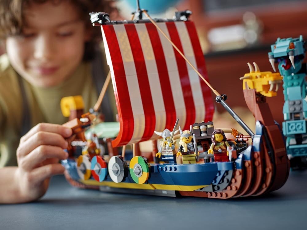 LEGO Creator - Viikinkilaiva ja Midgårdin käärme 9+