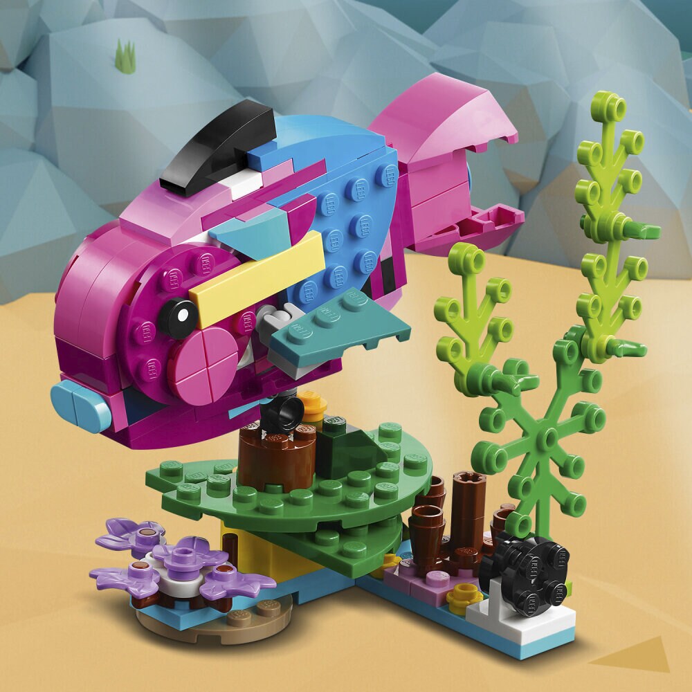 LEGO Creator - Eksoottinen pinkki papukaija 7+