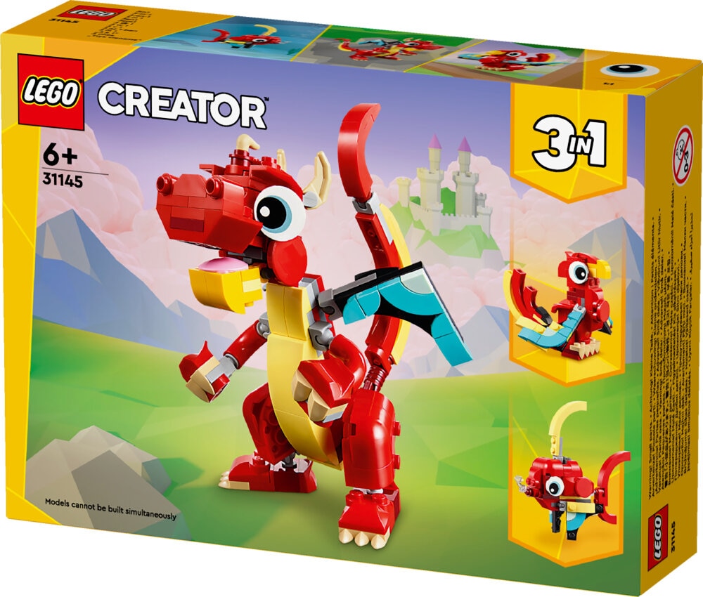 LEGO Creator - Punainen lohikäärme 6+