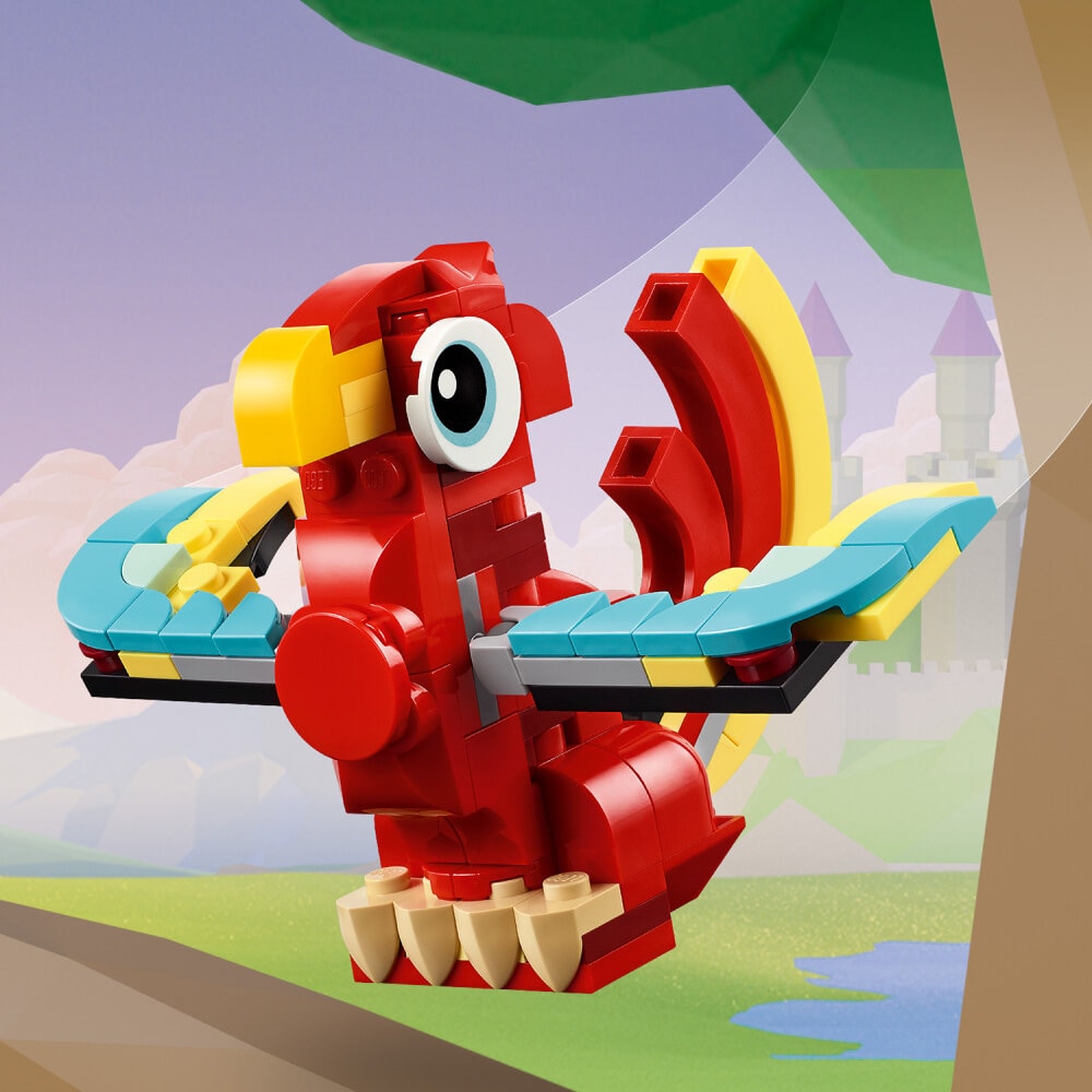 LEGO Creator - Punainen lohikäärme 6+
