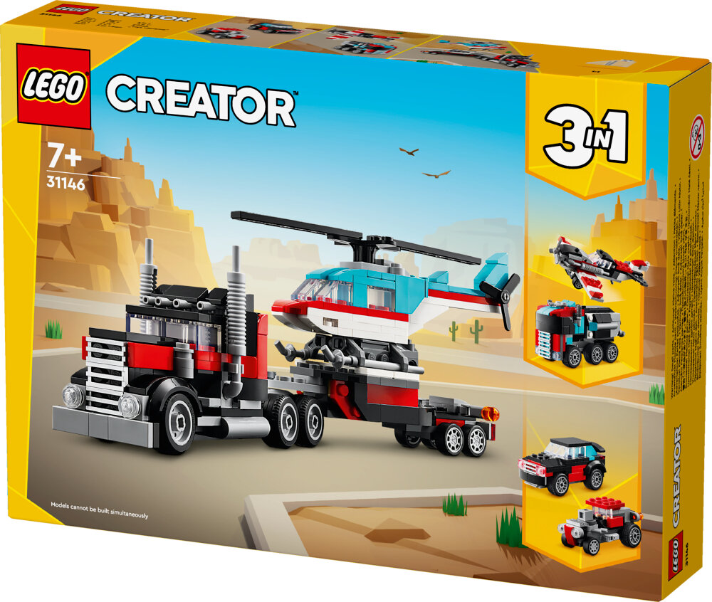 LEGO Creator - Lava-auto ja helikopteri 7+