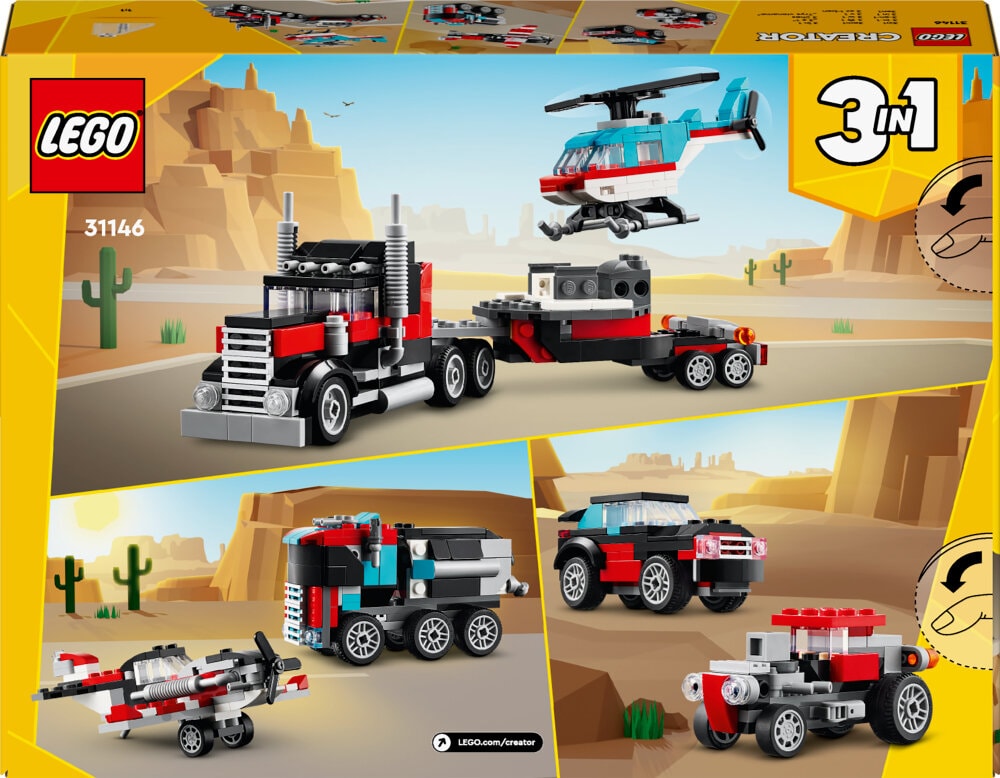 LEGO Creator - Lava-auto ja helikopteri 7+