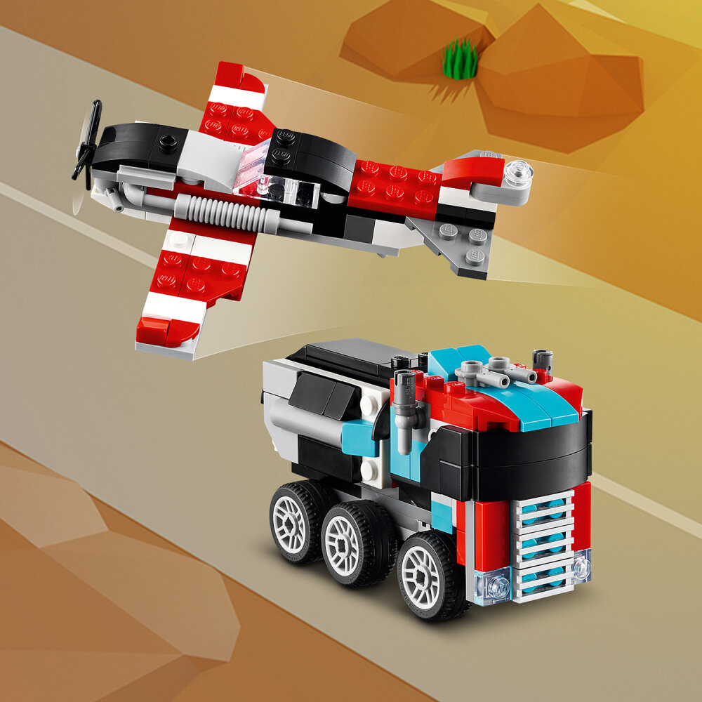 LEGO Creator - Lava-auto ja helikopteri 7+