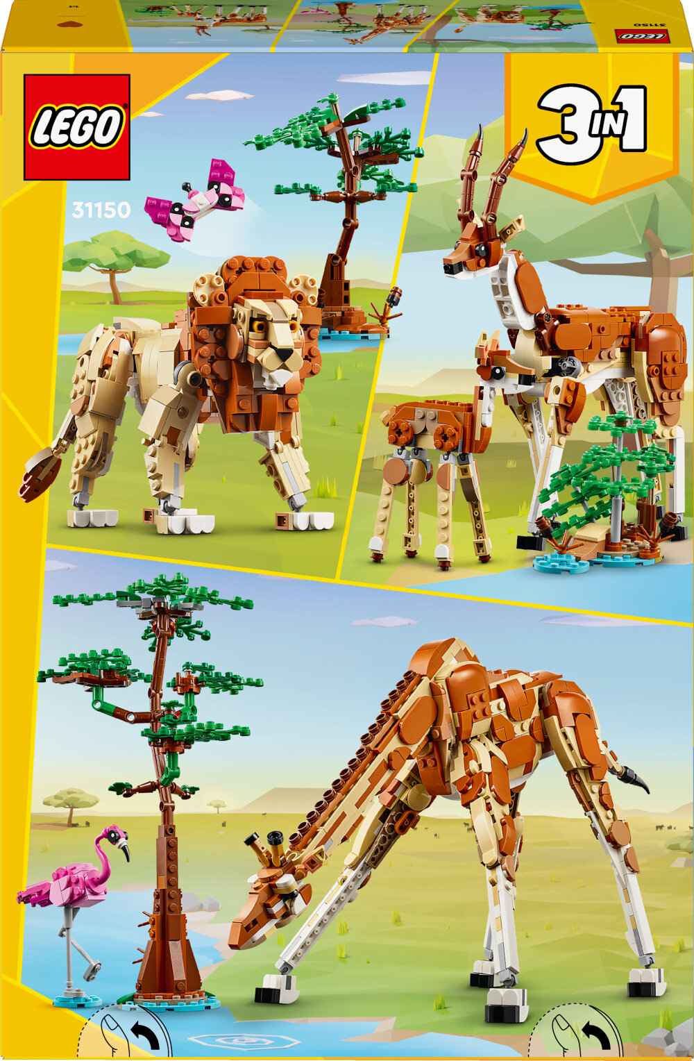 LEGO Creator - Safarin villieläimet 9+