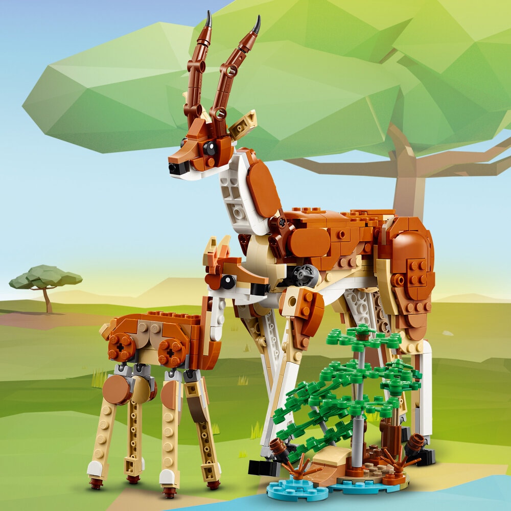 LEGO Creator - Safarin villieläimet 9+