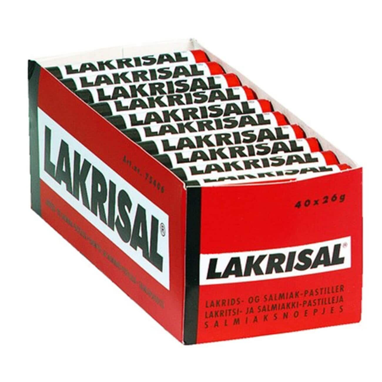Lakrisal Salmiakki 40-pakkaus