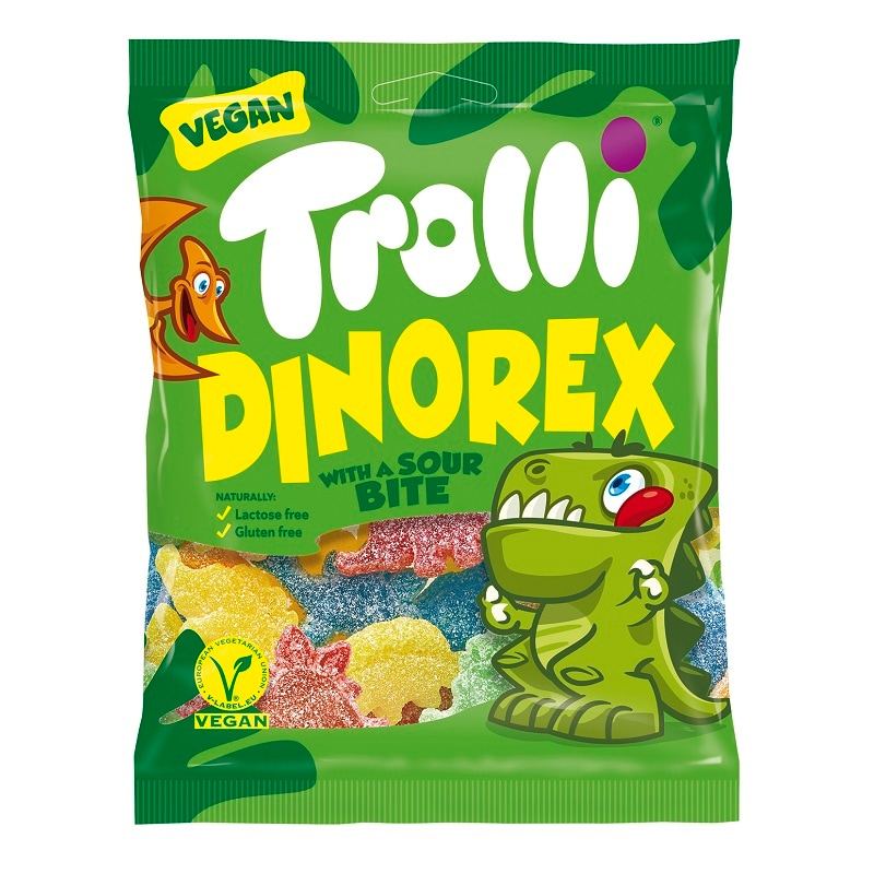 Trolli - Dinorex 100 grammaa