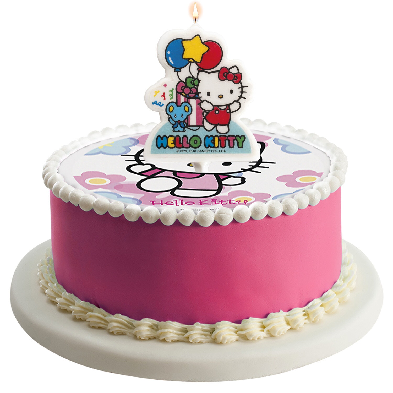 Hello Kitty Kakkukynttilä 7 cm
