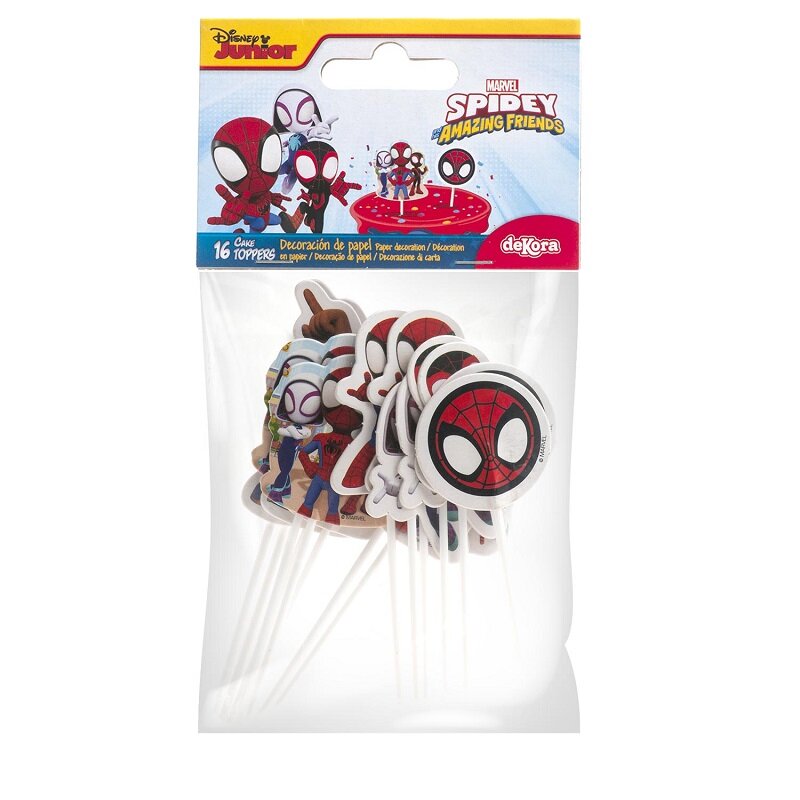 Spidey - Cake Toppers 16 kpl